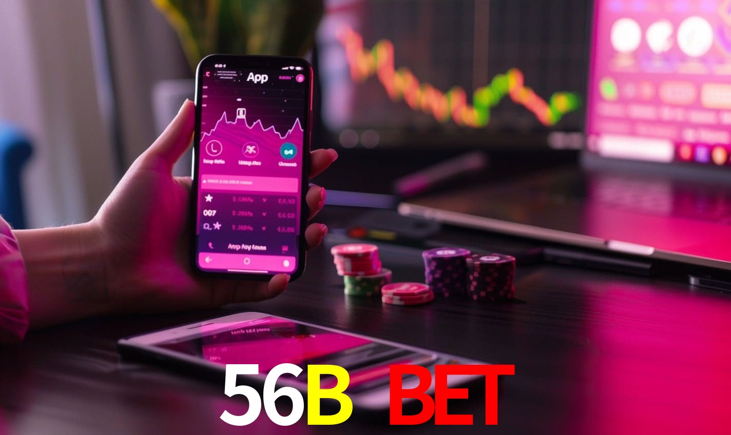 Recursos Exclusivos do App 56B BET - Modo Offline, Login Biométrico